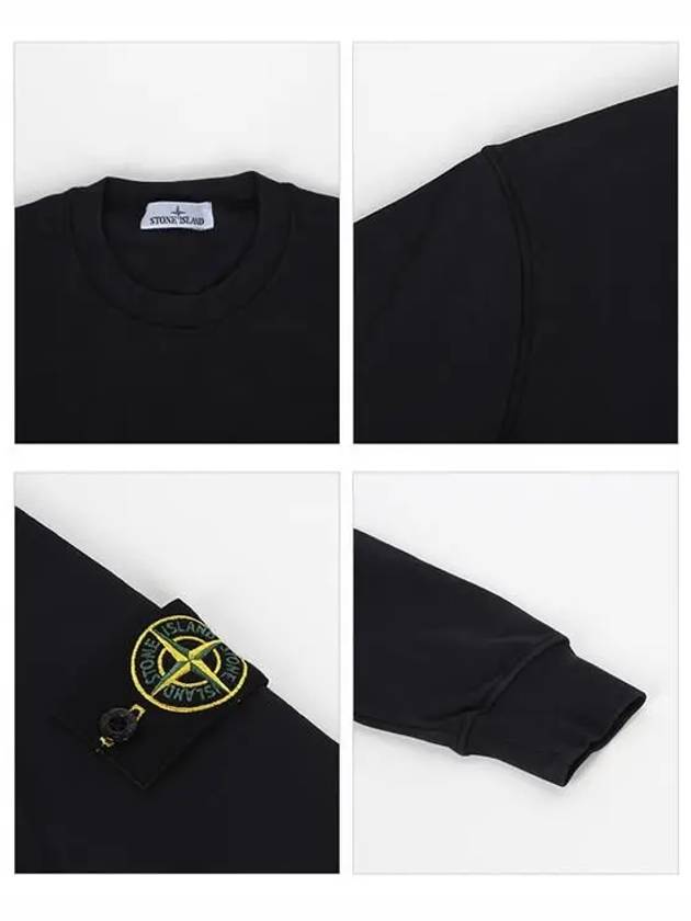 Wappen Patch Crew Neck Sweatshirt Navy - STONE ISLAND - BALAAN 5