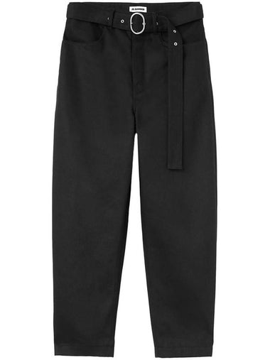 Jil Sander Trousers Black - JIL SANDER - BALAAN 1