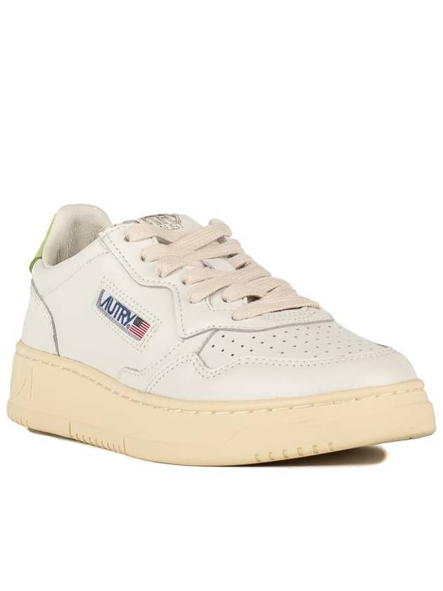 Medalist Green Tab Low Top Sneakers White - AUTRY - BALAAN 4