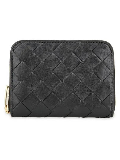 Intrecciato Zipped Coin Wallet Black - BOTTEGA VENETA - BALAAN 2