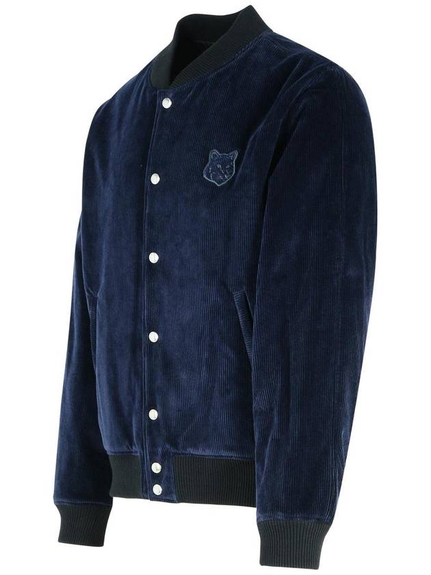 Teddy Bomber Jacket Blue - MAISON KITSUNE - BALAAN 3