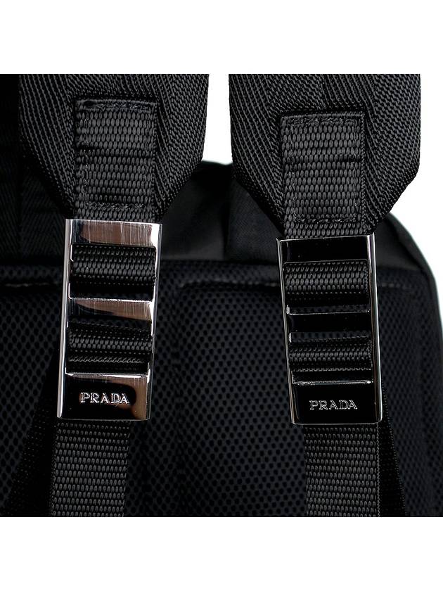 Triangle Logo Re-Nylon Backpack Black - PRADA - BALAAN 10