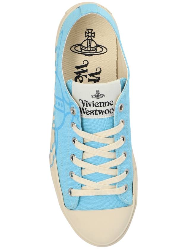 Vivienne Westwood Sneakers With Logo, Women's, Blue - VIVIENNE WESTWOOD - BALAAN 6