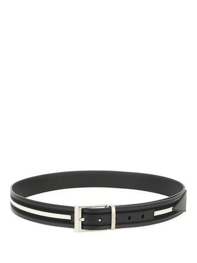 Shiffie Leather Belt Black - BALLY - BALAAN 2