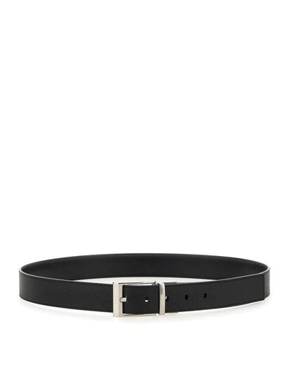 Dress Shiffie 35 Leather Belt Black - BALLY - BALAAN 2