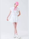 Cooling Double Layer Flare Skirt UPF50 WHITE - MONBIRDIE GOLF - BALAAN 6