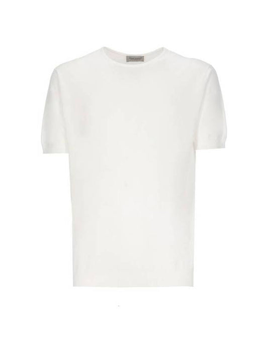 Belden Cotton Short Sleeve T-Shirt White - JOHN SMEDLEY - BALAAN 1