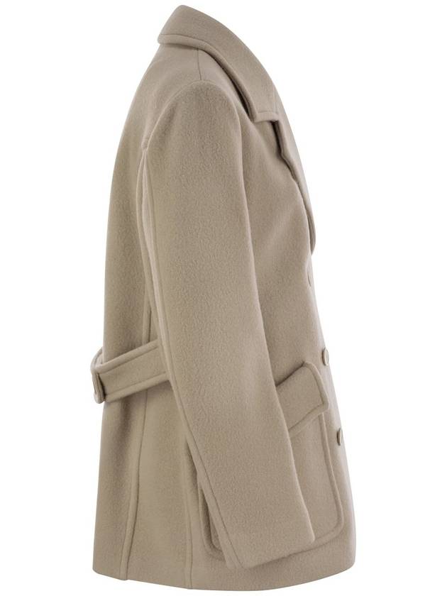 Wool and Cashmere Peacoat - FAY - BALAAN 3