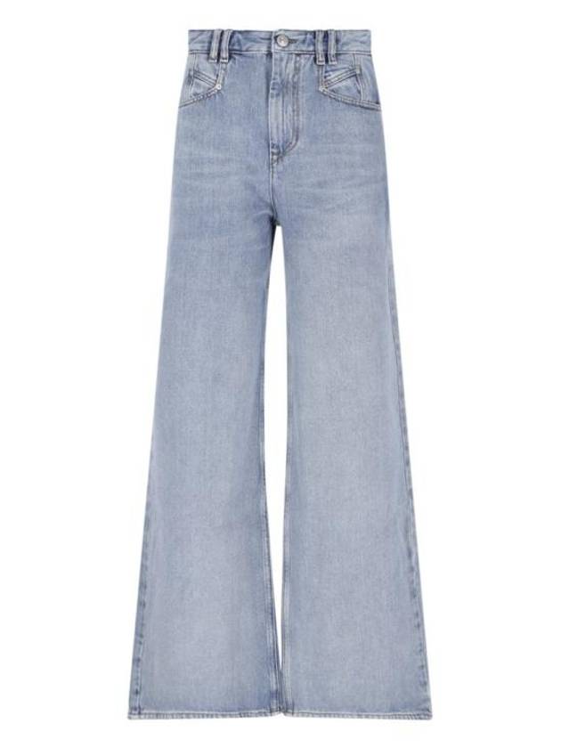 Denim Straight Pants PA0052FA B1H06I30IB BLUE - ISABEL MARANT - BALAAN 1