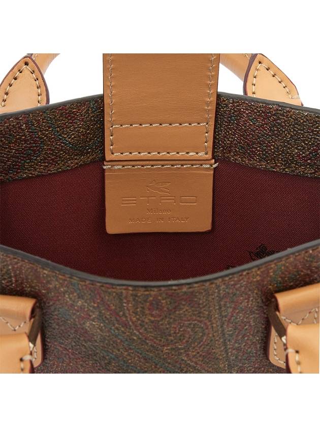 Paisley Tote Bag Brown - ETRO - BALAAN 10