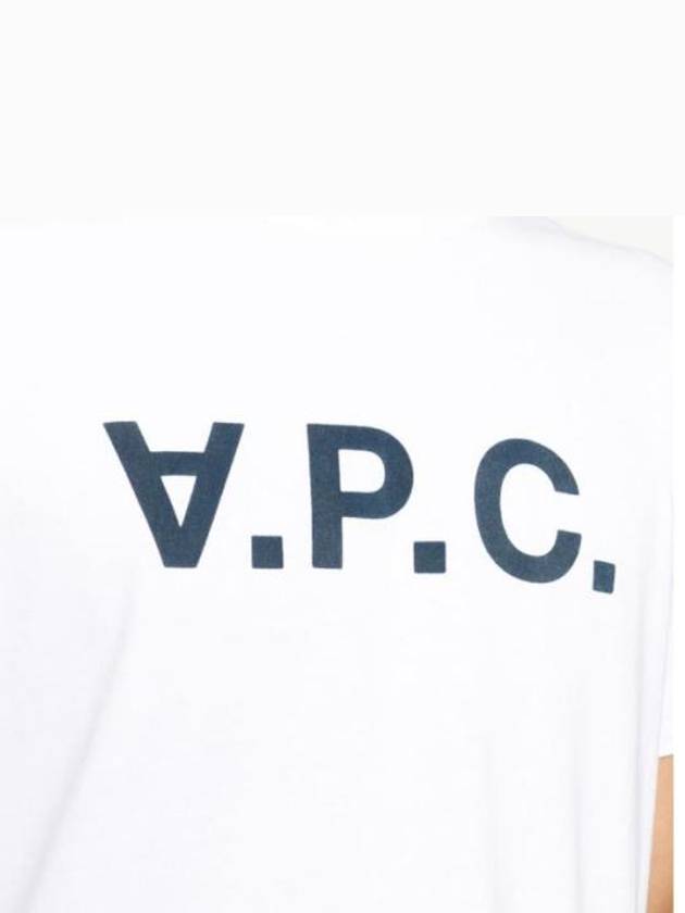 Men's VPC Logo Short Sleeve T-Shirt White - A.P.C. - BALAAN 6