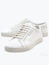 Men's Andy Leather Low Top Sneakers White - SAINT LAURENT - BALAAN 2