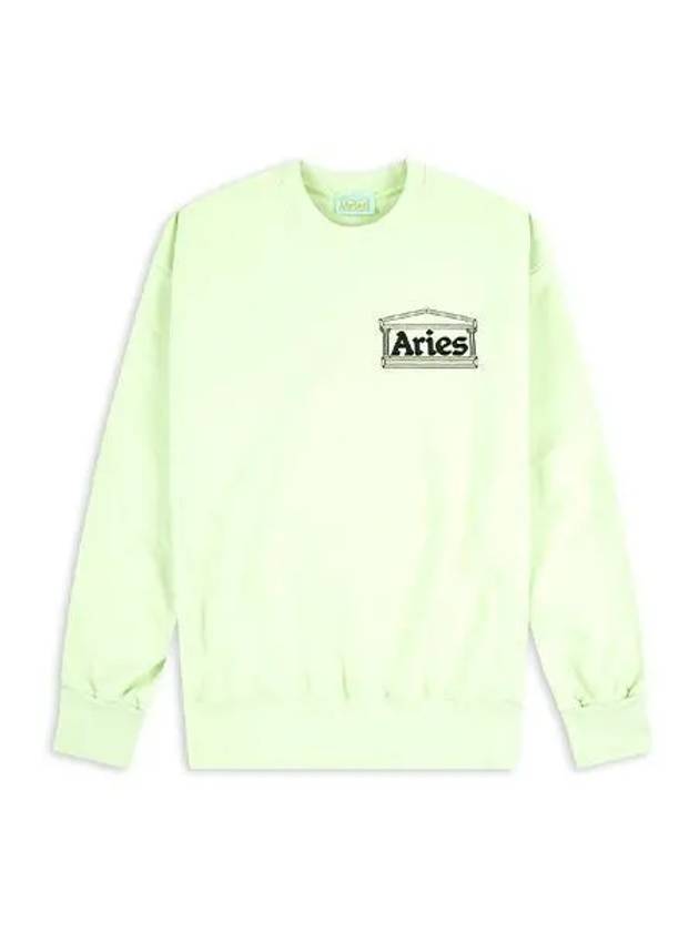 Aries Sweatshirt Premium Temple Light Green - ARIES - BALAAN 1