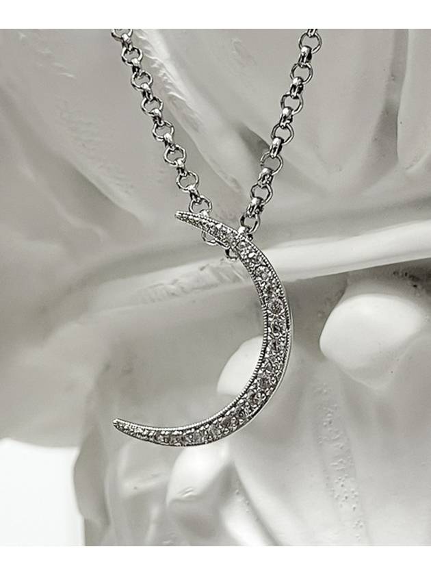 Iceline Crescent Necklace Silver - BLESSED BULLET - BALAAN 2