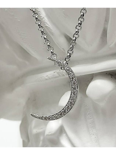 Iceline Crescent Necklace Silver - BLESSED BULLET - BALAAN 1