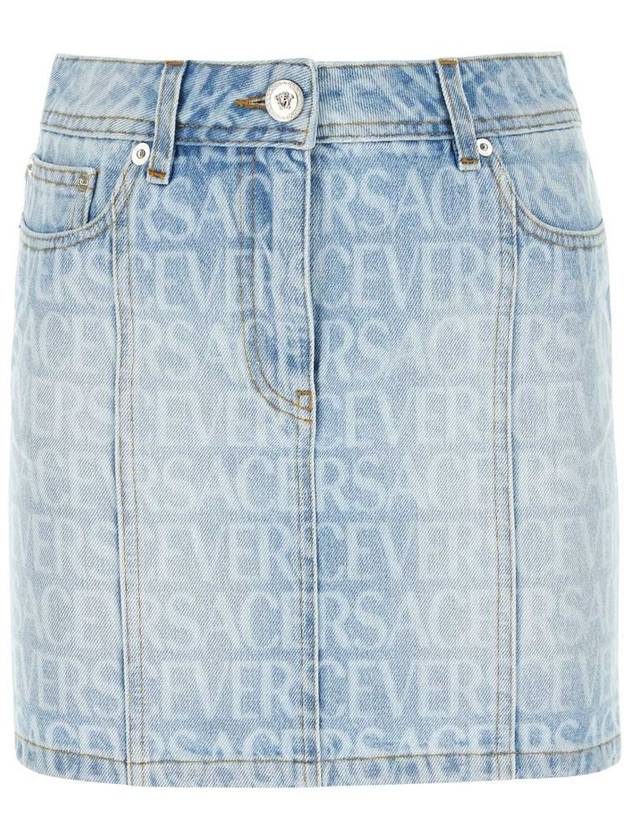 Denim Skirt 1011517 1A062371D190 - VERSACE - BALAAN 2