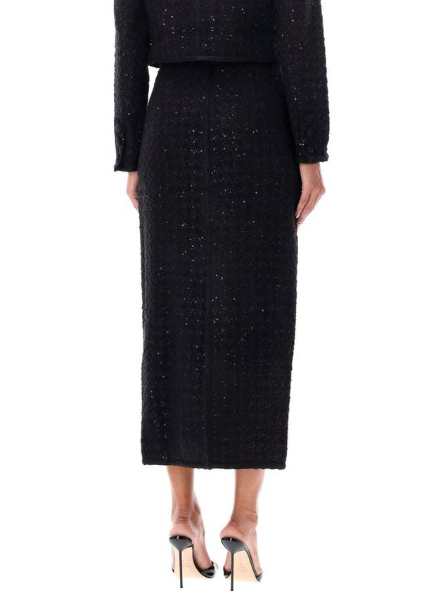 Rotate Birger Christensen Midi Tweed Skirt - ROTATE - BALAAN 2