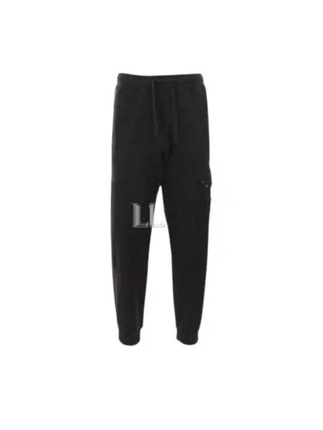 Compass Badge Panel Track Pants Black - STONE ISLAND - BALAAN 2