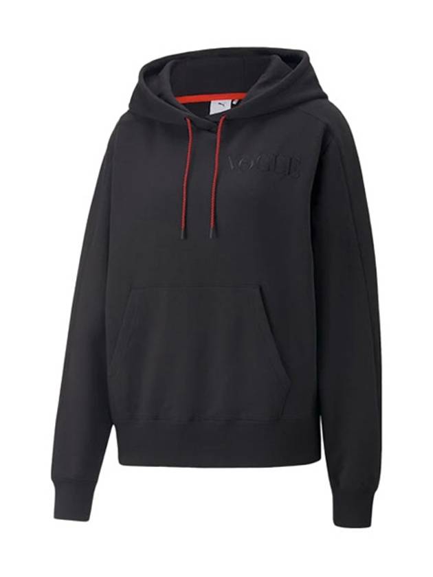 Vogue Women's Logo Hooded Top Black - PUMA - BALAAN 2