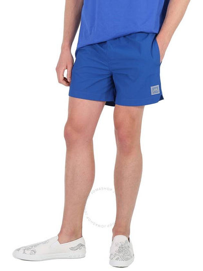 A Cold Wall Men's Volt Blue Essential Logo Patch Swim Shorts, Size Small - A-COLD-WALL - BALAAN 2