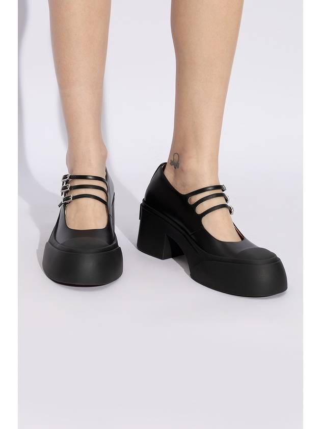 buckle strap leather pumps SNZW018340P2722 - MARNI - BALAAN 3