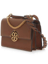 Miller Chain Tote Mini Bag Brown - TORY BURCH - BALAAN 3