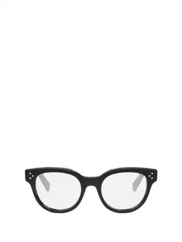 CL50109I Logo Temple Oval Glasses - CELINE - BALAAN 1