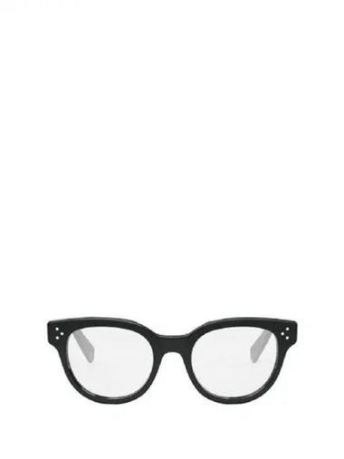 CL50109I Logo Temple Oval Glasses - CELINE - BALAAN 1