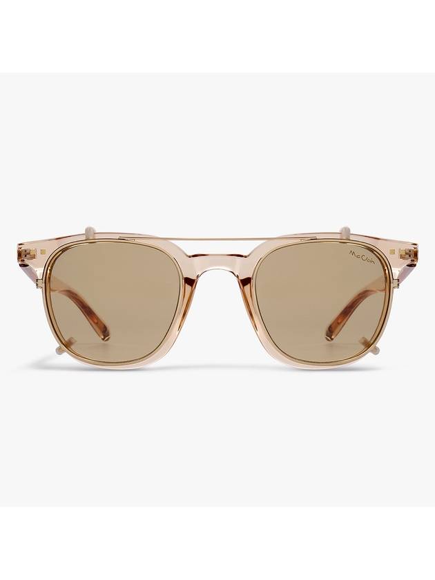 CUBA 03 Cuban Beige Gold Clip Sunglasses - MCCOIN - BALAAN 1