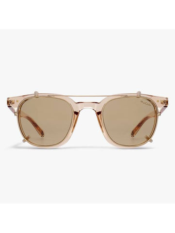 CUBA 03 Cuban Beige Gold Clip Sunglasses - MCCOIN - BALAAN 1