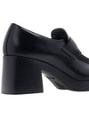 Penny Leather Loafers Black - MIU MIU - BALAAN 11