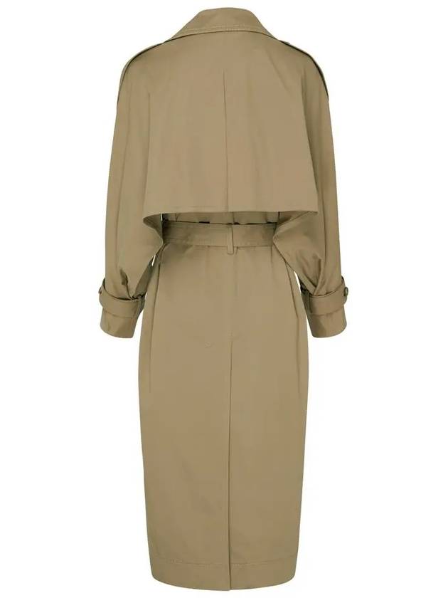 Double Breasted Trench Coat Cold Beige - ACNE STUDIOS - BALAAN 4