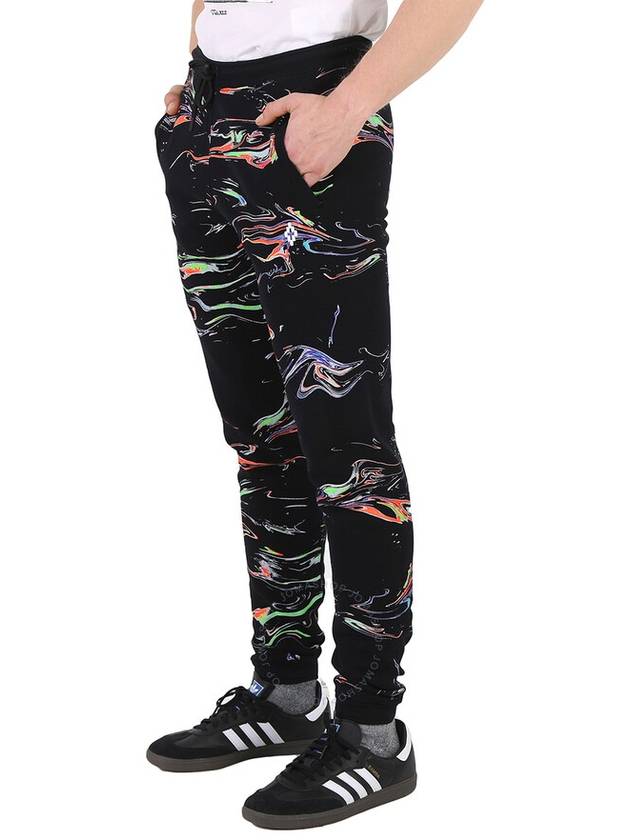 Marcelo Burlon Men's Multicolor Printed Sweatpants, Size X-Small - MARCELO BURLON - BALAAN 3