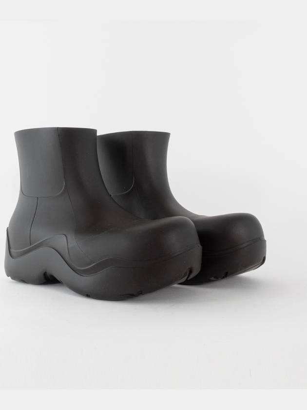 Puddle Rubber Ankle Rain Boots Fondente - BOTTEGA VENETA - BALAAN 2