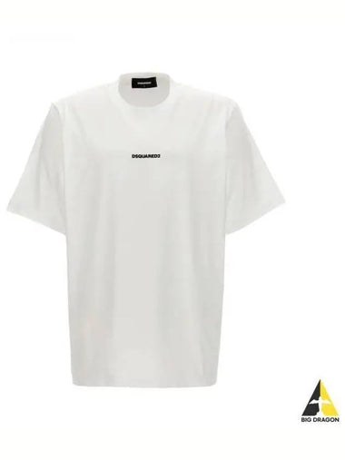 24 Logo Cotton T Shirt S71GD1424 D20020 100 - DSQUARED2 - BALAAN 1