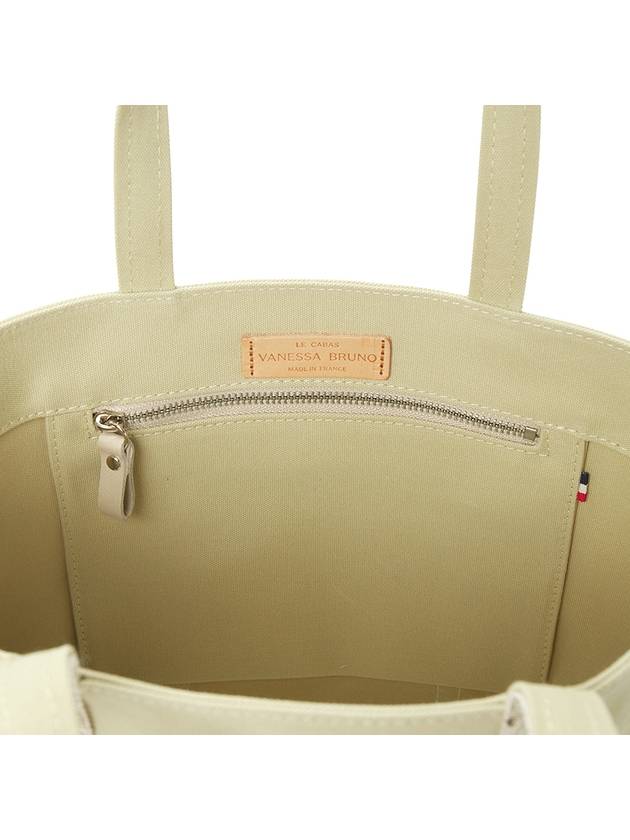 Canvas M Cabas Tote Bag Light Beige - VANESSA BRUNO - BALAAN 7