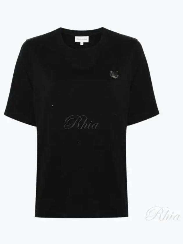 Bold Fox Head Patch Comfort Short Sleeve T-Shirt Black - MAISON KITSUNE - BALAAN 2