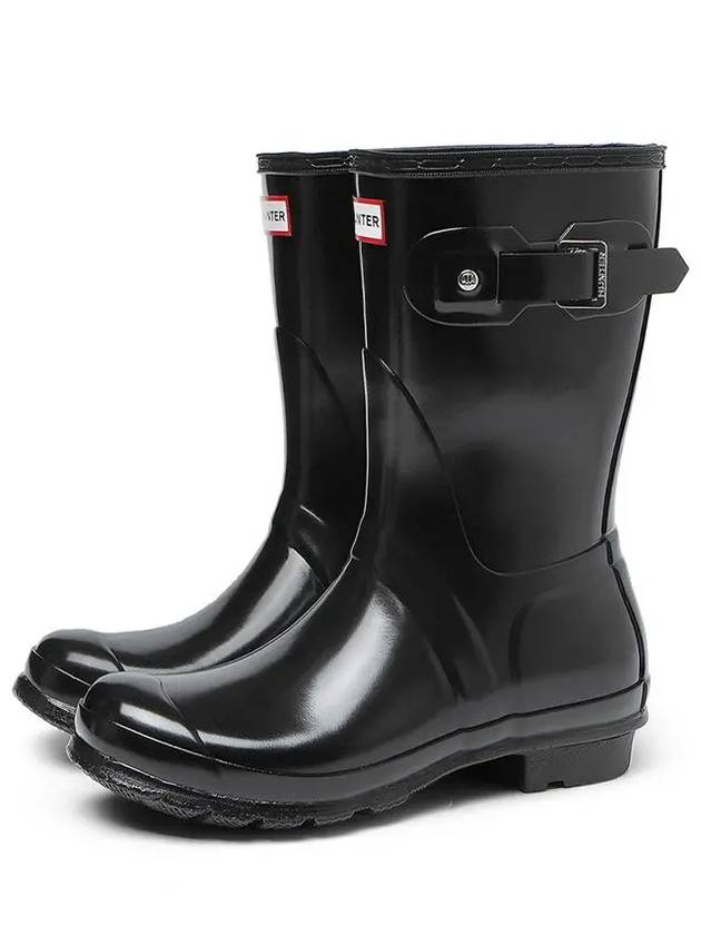 Original Short Gloss Rain Boots Black - HUNTER - BALAAN 5