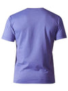 Logo Patch Short Sleeves T-Shirt Lavender - STONE ISLAND - BALAAN 3