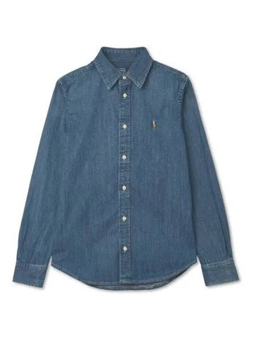 W denim shirt blue - POLO RALPH LAUREN - BALAAN 1