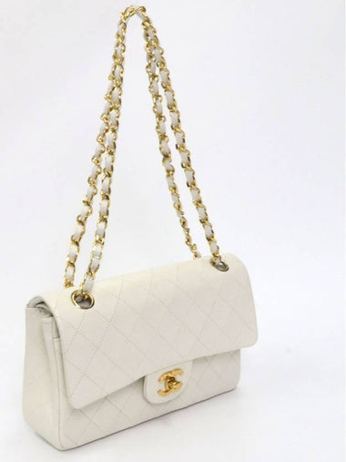 CC gold plated classic lambskin double flap bag shoulder 2JCHB16910 - CHANEL - BALAAN 1