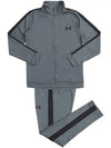 Men's Rival Knit Tracksuit Peach Grey - UNDER ARMOUR - BALAAN 3