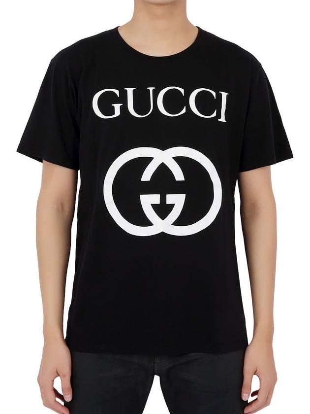 Interlocking short sleeve L - GUCCI - BALAAN 9