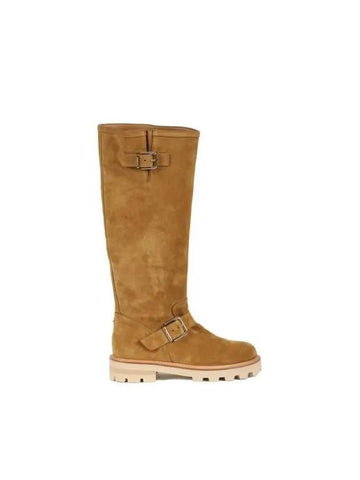 Biker suede high boots II CRT CAMEL - JIMMY CHOO - BALAAN 1