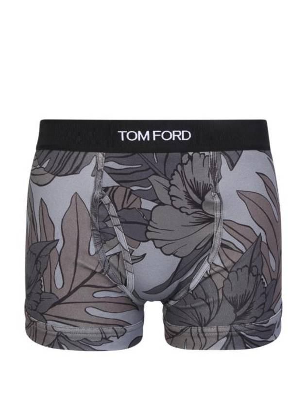 Flower Cotton Briefs Brown - TOM FORD - BALAAN 1