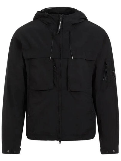 Chrome R Hooded Jacket Black - CP COMPANY - BALAAN 2