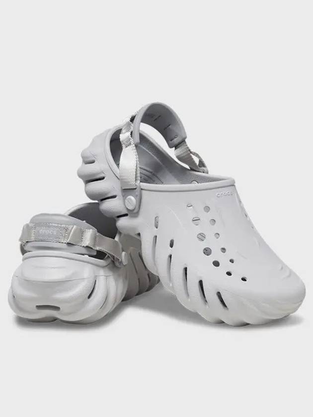 Echo Clog Sandals Grey - CROCS - BALAAN 4