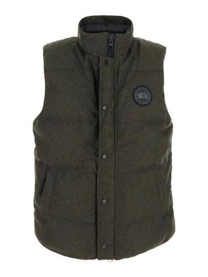 Garson Label Padding Vest Green - CANADA GOOSE - BALAAN 2