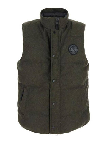 Garson Label Padding Vest Green - CANADA GOOSE - BALAAN 1