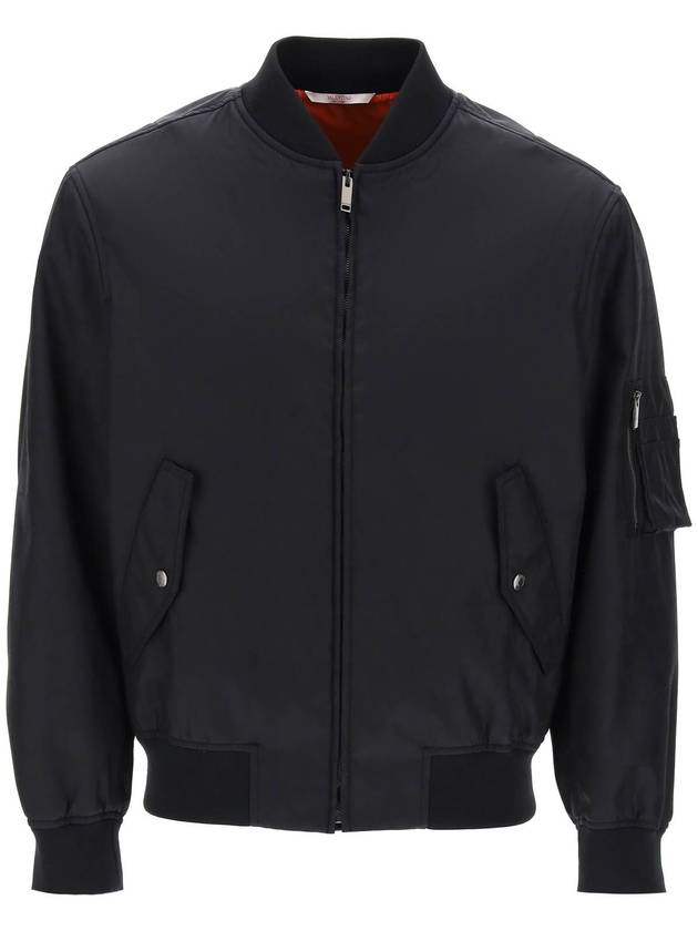 toile iconographe light bomber jacket - VALENTINO - BALAAN 1